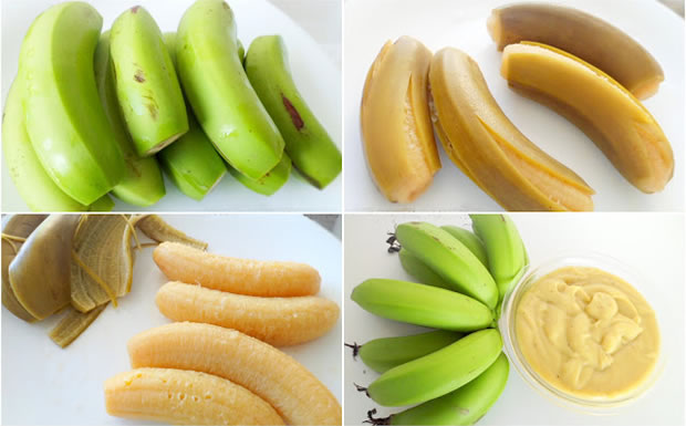 biomassa banana verde